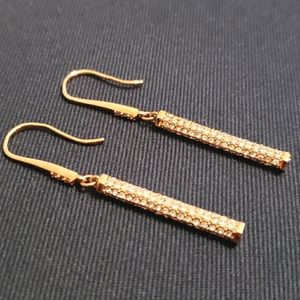 Henri Bendel hexagon earrings